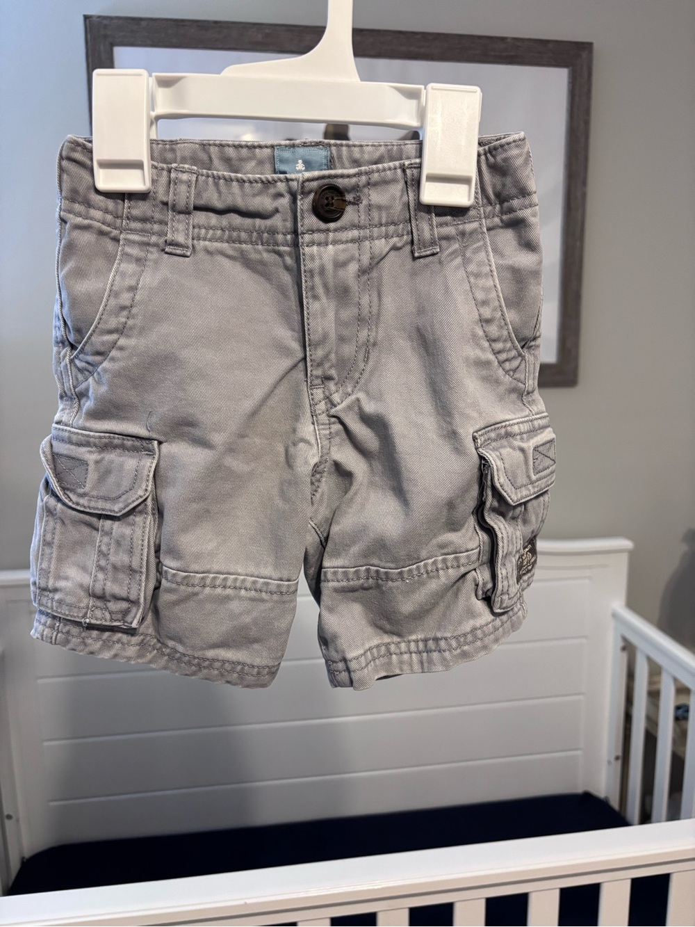 Baby GAP Boys Gray Cargo Shorts
